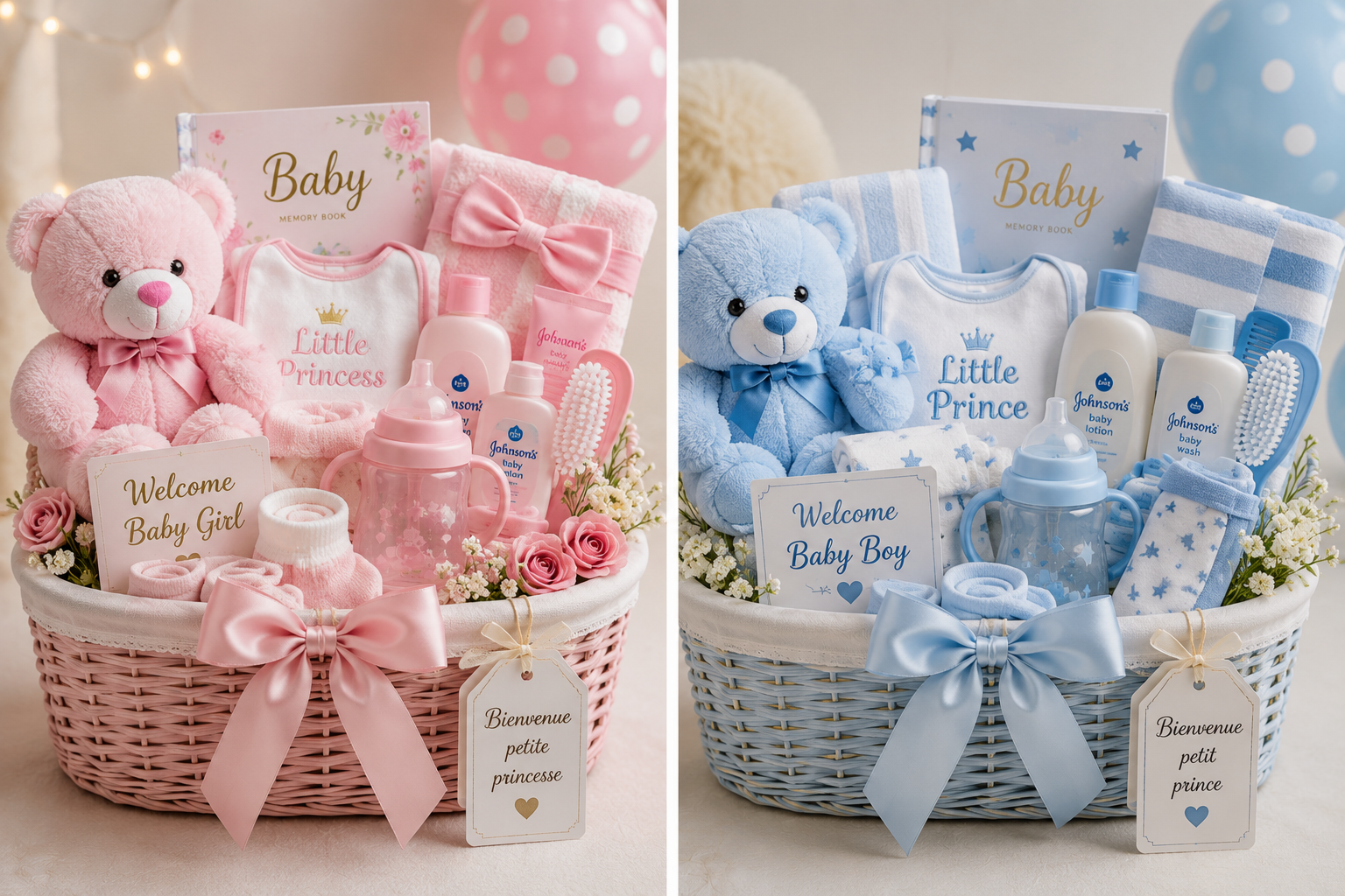 Panier Baby Shower Douceur