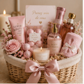 Panier Spa Rose Élégance