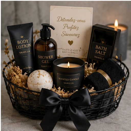 Paniers Spa Prestige & Luxe Noir
